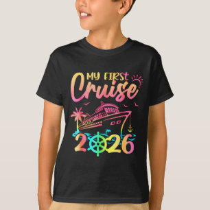 My First Cruise 2026 Funny First Time Cruise Vacat T-Shirt