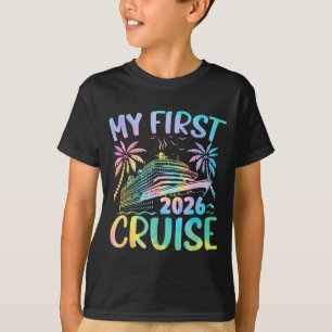 My First Cruise 2026 Vacation Tie Dye Family Cruis T-Shirt