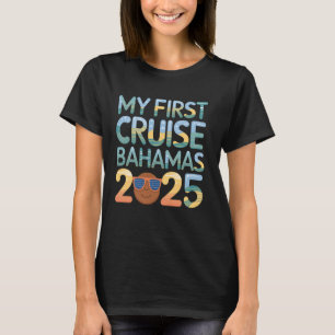 My First Cruise Bahamas 2025 Tropical Vacation Tee