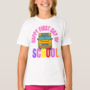 My First Day Of School Back To School T-Shirt