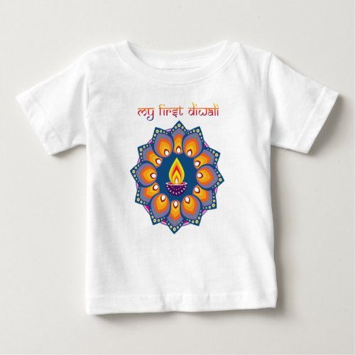 My first Diwali Baby T_Shirt