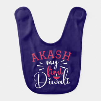 My First Diwali Personalized Baby Bib