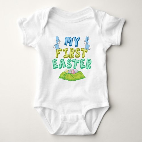 My First Easter Baby Baby Bodysuit