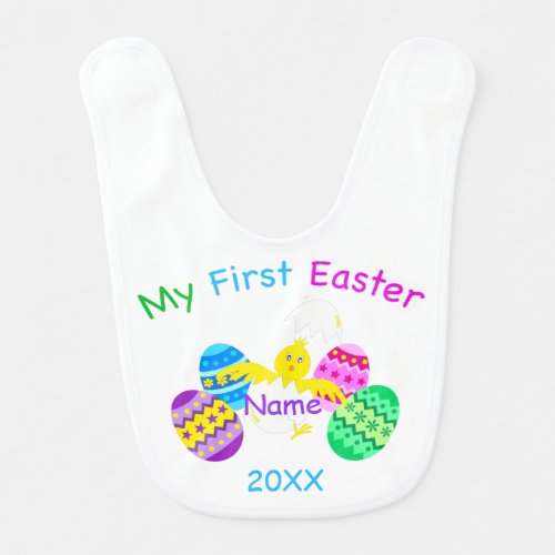 My First Easter Baby Bib