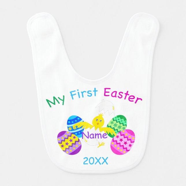 My First Easter Baby Bib (Front)