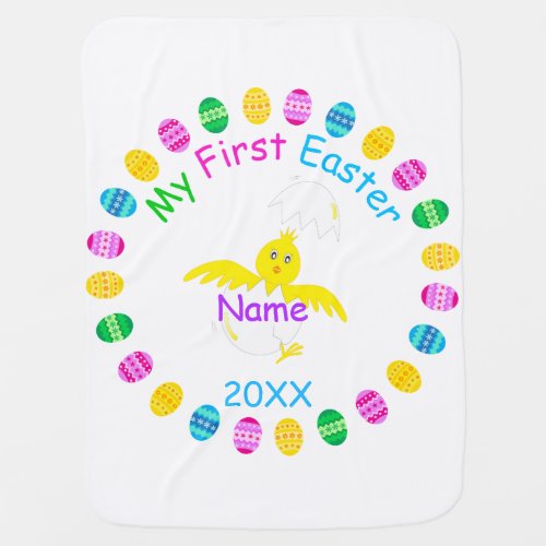 My First Easter Baby Blanket