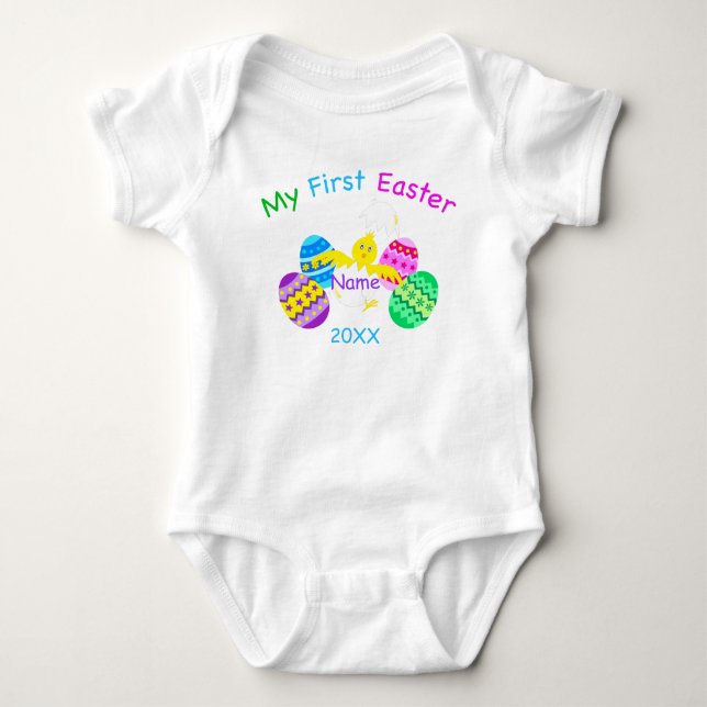 My First Easter Baby Bodysuit (Front)