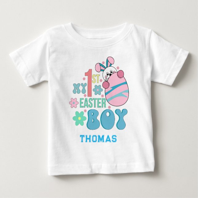 My first Easter Boy Baby T-Shirt (Front)