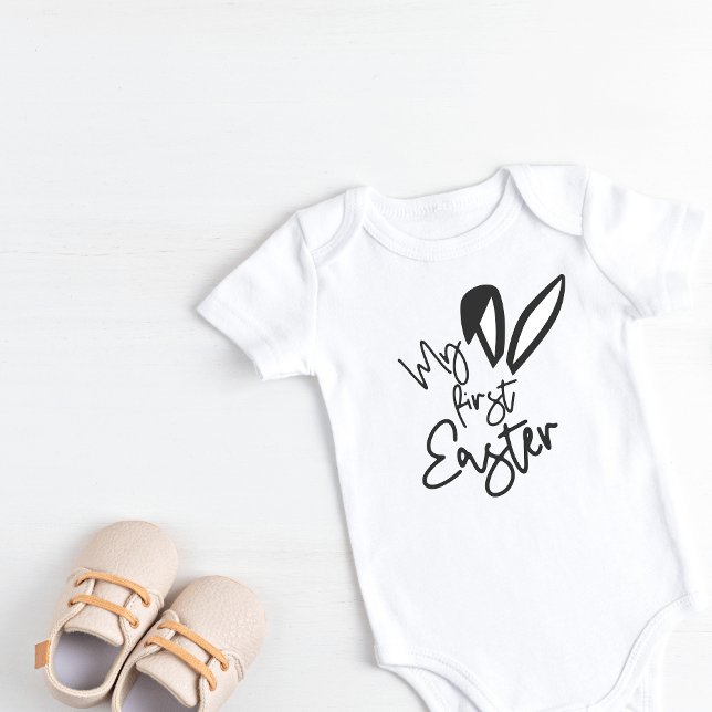 My First Easter Bunny Ears Baby Bodysuit (My First Easter Bunny Ears Baby Bodysuit)