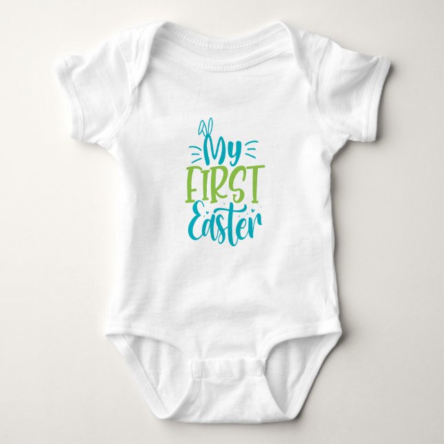 My First Easter - Easter Baby Bodysuit (Front)