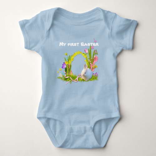 My First Easter for Boys  Baby Bodysuit