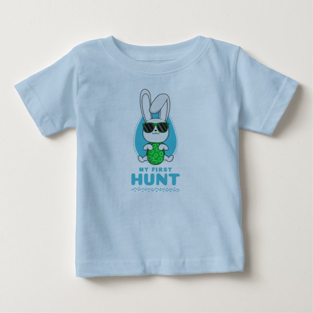 My First Easter Hunt Baby T-Shirt (Front)
