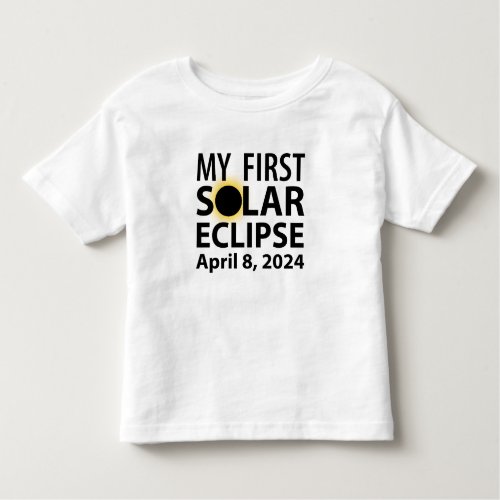 My First Eclipse Toddler T_shirt