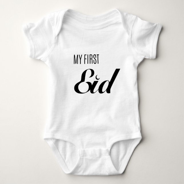 My First Eid // Islamic Celebration Baby Bodysuit (Front)