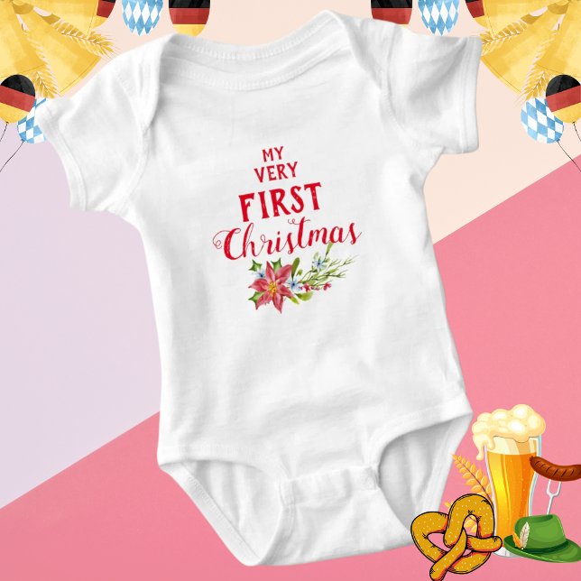My First Family Matching Christmas Outfit Baby Bodysuit (Creator Uploaded)