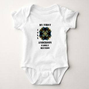 My First Family Reunion Kaleidoscope Keepsake Baby Bodysuit