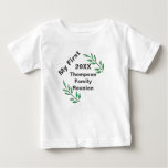 My First Family Reunion Tree Branches Keepsake Baby T-Shirt