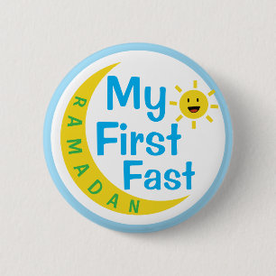 My First Fast Kids Ramadan Award Gift Pin Button