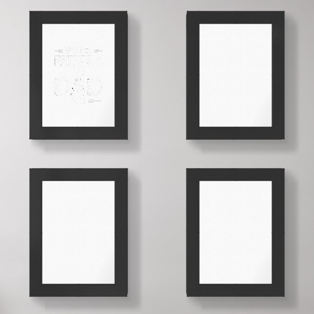  My First Father's Day As A Dad 2025  Wall Art Sets (Front)