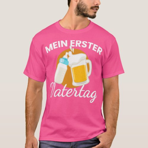 My First Fathers Day Father Beer Baby  T_Shirt
