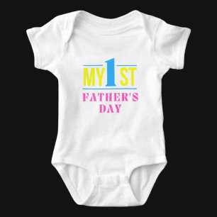 My First Father's Day,My 1st. Father's Day Baby Bo Bodysuit