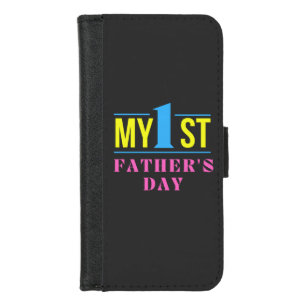 My First Father's Day,My 1st. Father's Day Baby Bo iPhone 8/7 Wallet Case