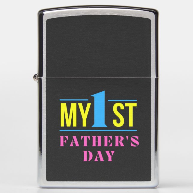 My First Father's Day Zippo Lighter (Front)