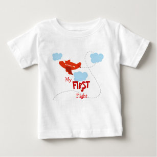 My First Flight Baby T-Shirt