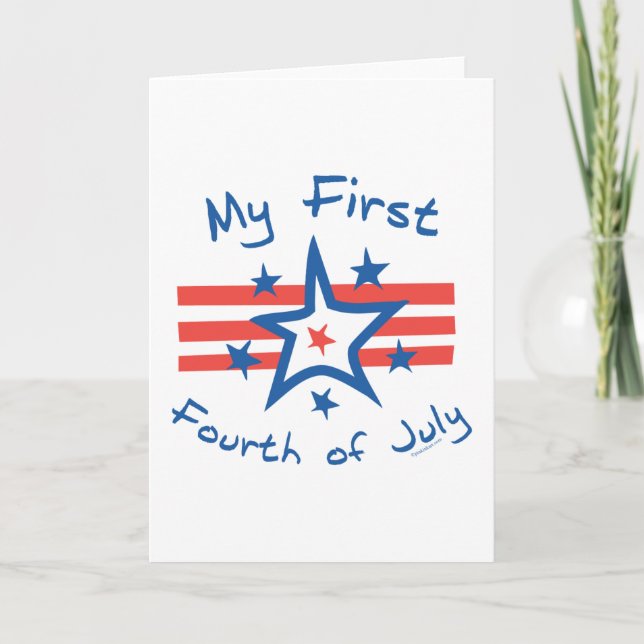 My First Fourth Card (Front)
