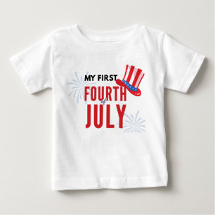 My First Fourth of July Baby T-Shirt 