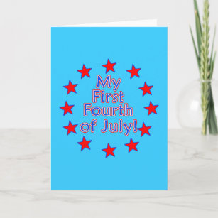 My First Fourth of July Products Card