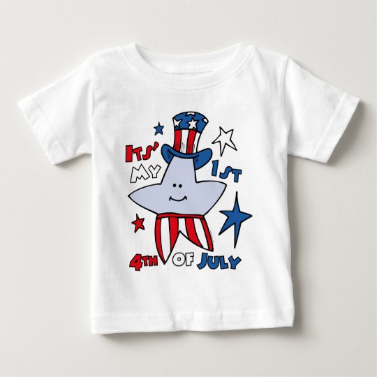 My First Fourth Star Baby T-Shirt