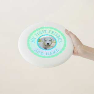 My First Frisbee Personalized Green and blue