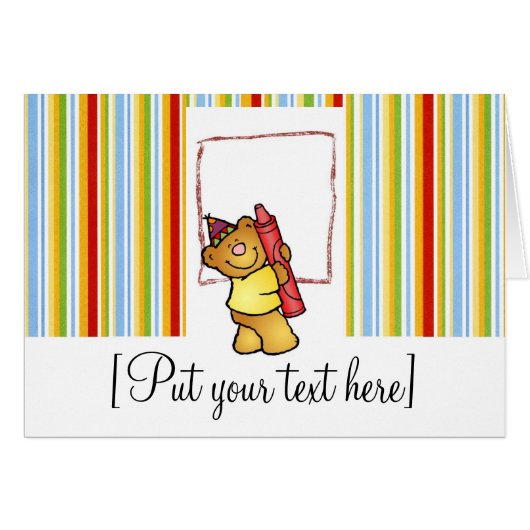 My First grade - Customized Cards (Front Horizontal)