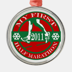 My First Half Marathon - 2011 Metal Ornament