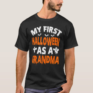 My First Halloween As A Grandma Halloween Shirt Ne