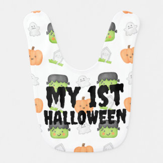 My First Halloween Baby Bib