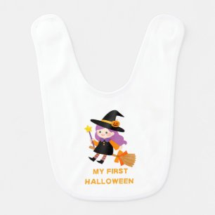 My first halloween baby bib