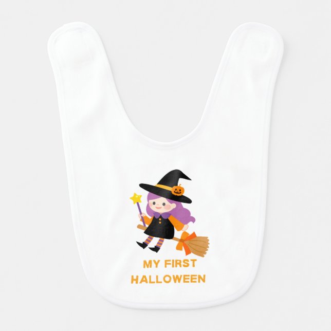 My first halloween baby bib (Front)