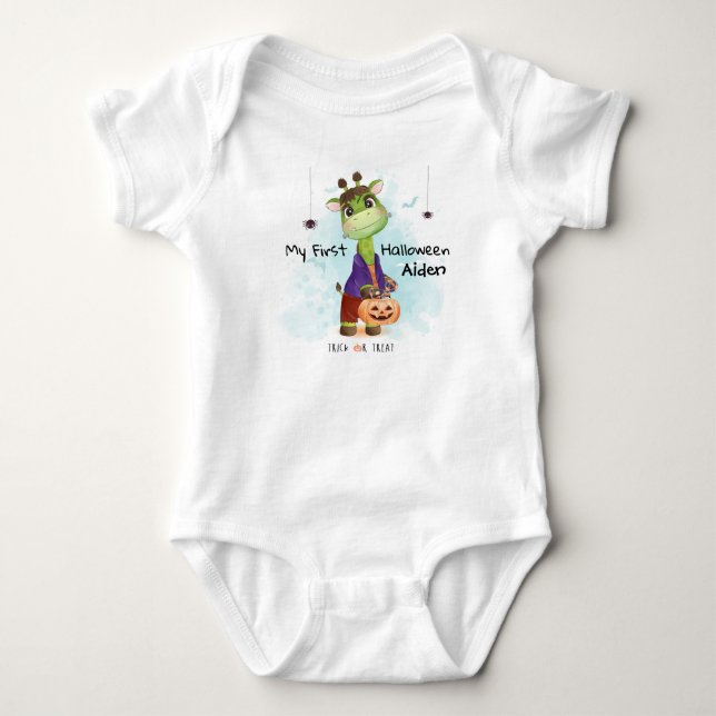 My First Halloween Baby Bodysuit (Front)