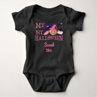 my first halloween baby girl custom name 2021