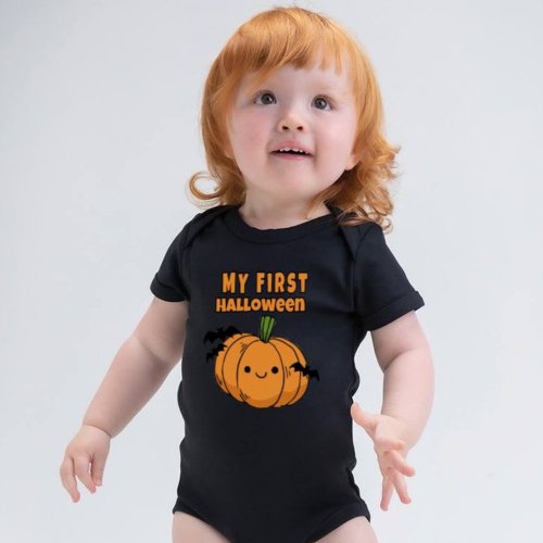 My first Halloween  Baby Jersey Bodysuit