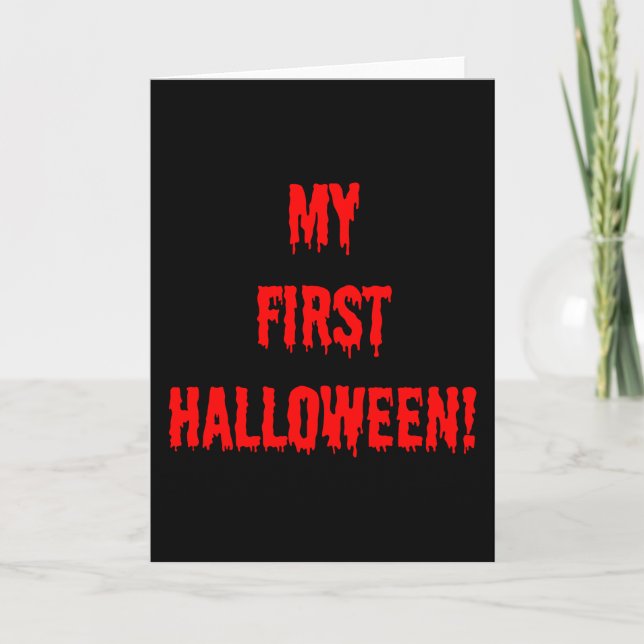 My First Halloween Card (Front)
