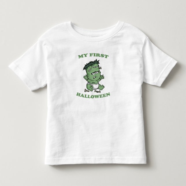 My First Halloween Cute Baby Boy Girl Costume 2023 Toddler T-shirt (Front)