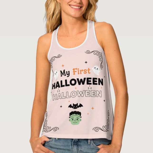 My First Halloween Cutie Tank Top (Front)