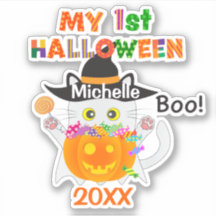 My First Halloween Ghost Cat