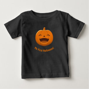 My First Halloween Laughing Toothless Pumpkin Baby T-Shirt