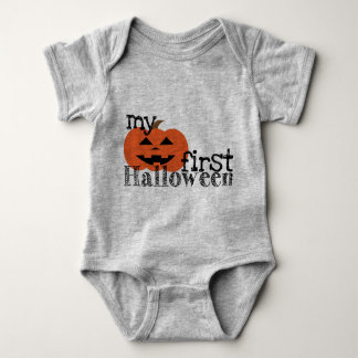 My First Halloween Pumpkin Romper
