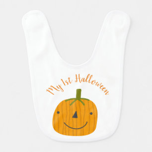 My first Halloween pumpkins Baby Bib