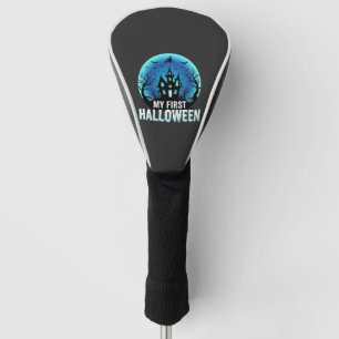 My First Halloween Spooky Haunted House Design_1 Golf Head Cover